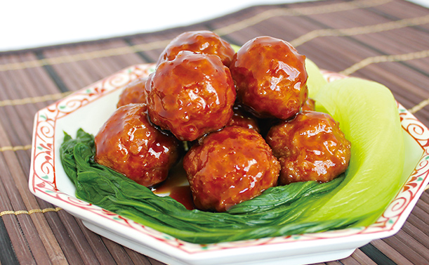 黒酢肉団子