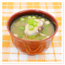 あら汁風サバ缶みそ汁