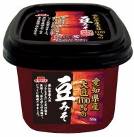 愛知県産大豆100%の豆みそ