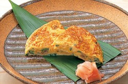あさりとニラの卵焼き