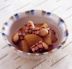 たこと大根のうま煮