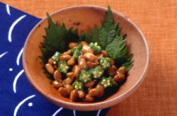 納豆のおくら和え