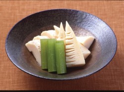 ふきとたけのこの含め煮