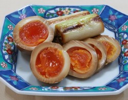 溜しょうゆの半熟卵