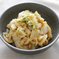 白菜のごま醤油和え