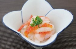 海鮮の塩糀和え