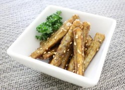 ごぼうの甘辛揚げ