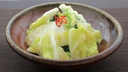 白菜の塩糀漬け