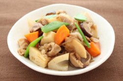 根菜と豚肉の炒め煮