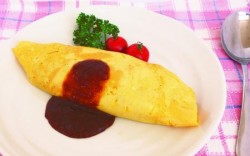 肉みそオムライス