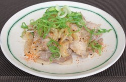 豚肉のあま酒しょうが焼き