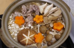 豚みそきのこ鍋