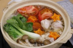 トマト・チンゲン菜鍋