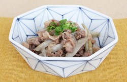 牛肉とごぼうの塩しぐれ煮
