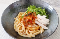 赤からサラダチキンうどん
