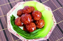 黒酢肉団子