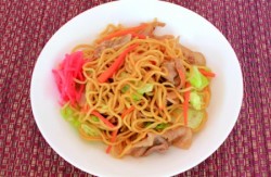 さっぱり黒酢焼きそば