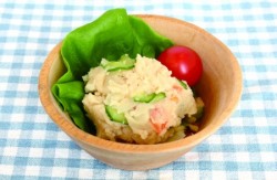 黒酢入りポテトサラダ
