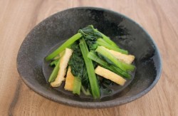 小松菜と油揚げのおひたし
