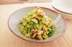 キャベツのごまツナ和え