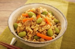 ツナと枝豆の炊き込みごはん