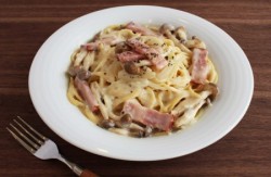 みそ豆乳クリームパスタ