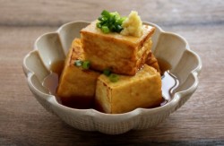 厚揚げの揚げ出し豆腐風