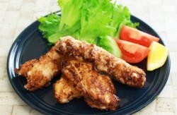 鶏むね肉のやわらかスティック唐揚げ