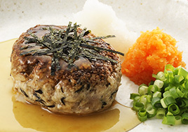 野菜たっぷり和風ハンバーグ