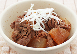 牛肉と大根の煮物