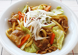 グルテンフリー焼きうどん